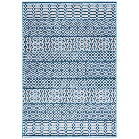 Safavieh 9 x 12 ft. Belmont Bohemian Rectangle Rug, Navy & Grey BMT132N-9